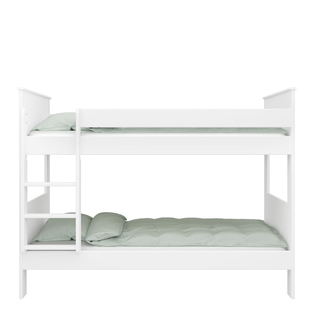 Steens Alba White Bunk Bed - Price Crash Furniture