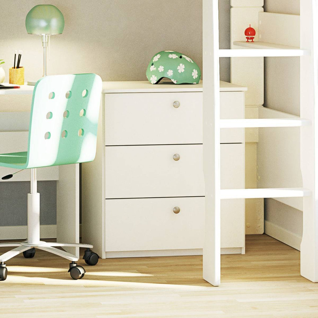 Steens for Kids: 3 Drawer Chest in White - Price Crash Furniture