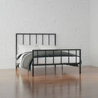 Stella Metal King Size Bed in Black by Dorel - Price Crash Furniture