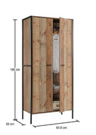 Stretton Bedroom Set with 2 Door Wardrobe by TAD - Price Crash Furniture