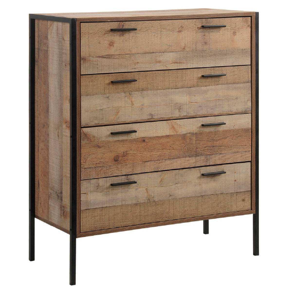Stretton 4 Drawer Chest of Drawers by TAD - Price Crash Furniture