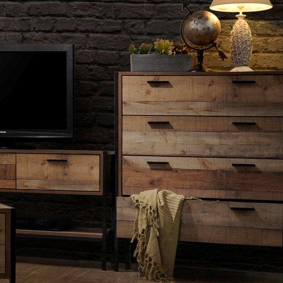 Stretton 4 Drawer Chest of Drawers by TAD - Price Crash Furniture