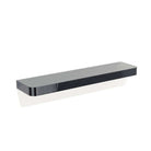 Trent Matt Black 800x145mm Narrow Floating Shelf Kit by Core - Price Crash Furniture