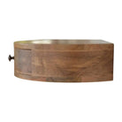 Wall Mounted Rounded Bedside - Price Crash Furniture