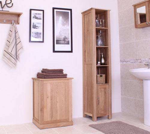 Baumhaus Mobel Oak Laundry Bin - Price Crash Furniture