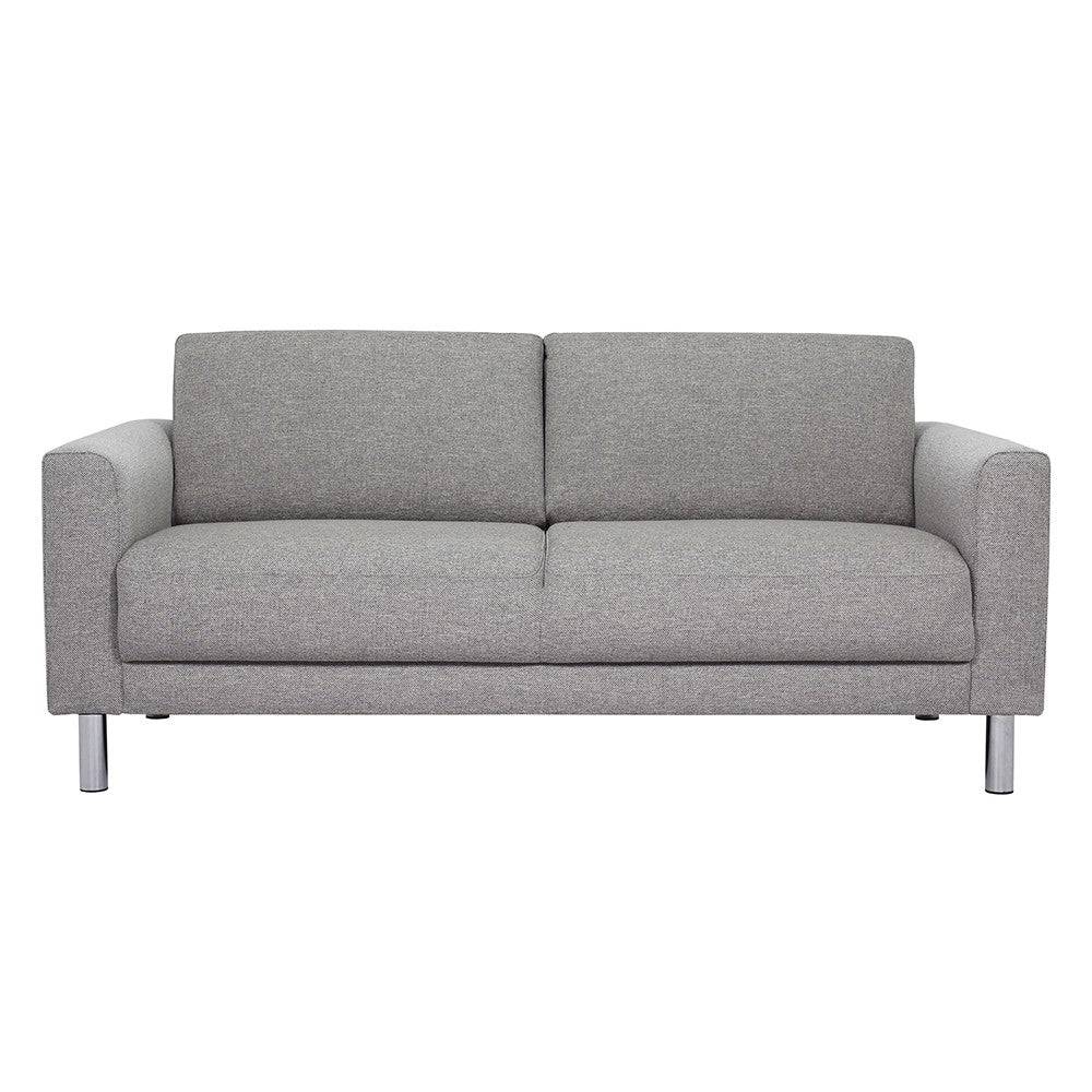 Cleveland 2-Seater Sofa In Nova Light Grey - Price Crash Furniture