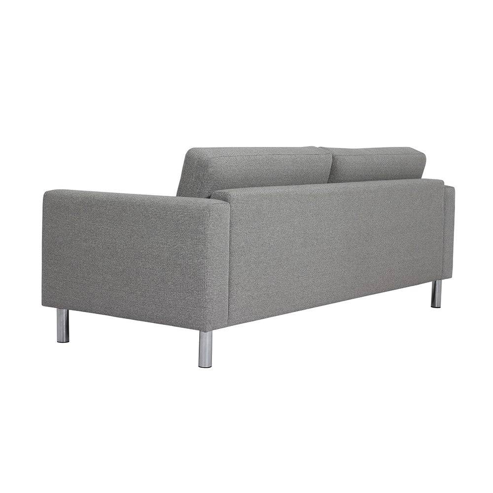 Cleveland 3-Seater Sofa In Nova Light Grey - Price Crash Furniture