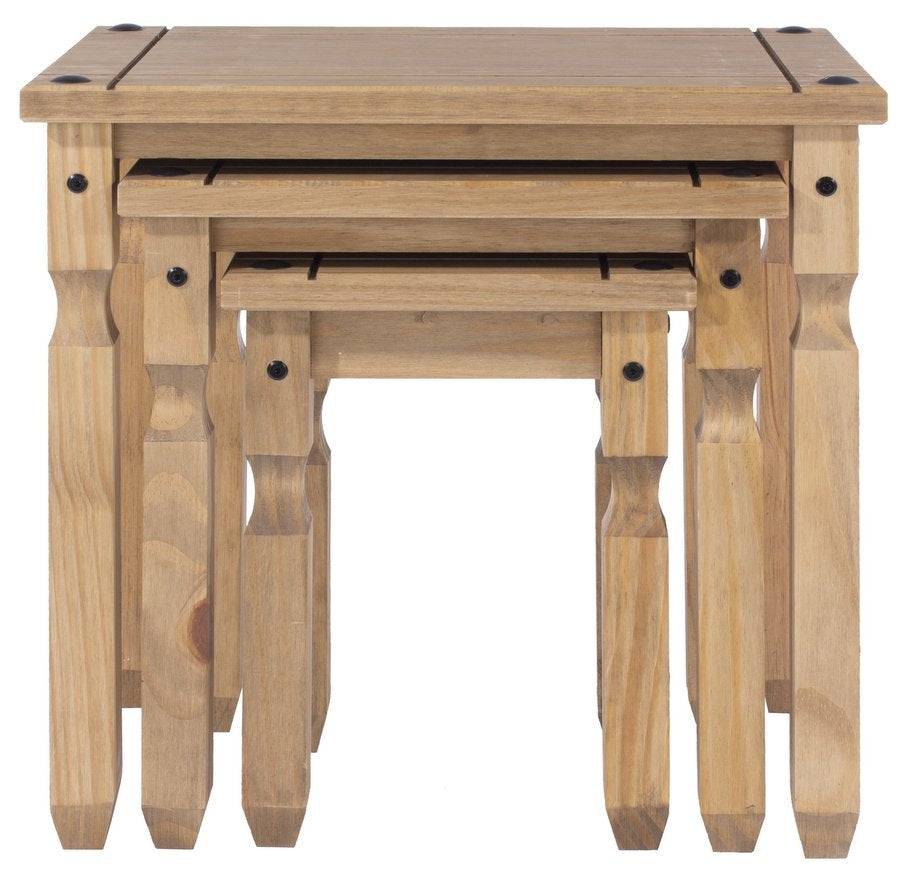 Core Corona Pine Nest of Tables - Price Crash Furniture