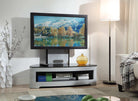 JF209 Florence Cantilever TV Stand in Grey for up to 50" TVs by Jual - Price Crash Furniture