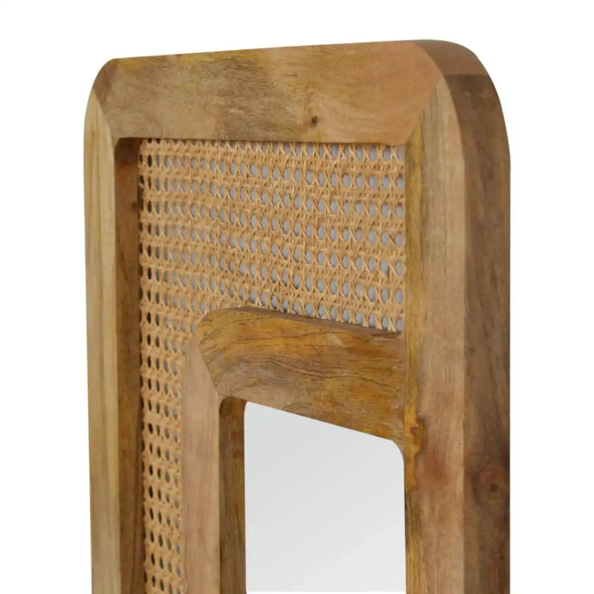 Long Woven Mirror - Price Crash Furniture