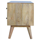 Solid Wood Nordic TV Stand / Media Unit With 4 Drawers - Price Crash Furniture