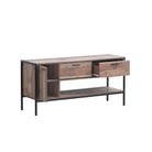 Stretton TV Cabinet Stand with 1 Door and 2 Drawers by TAD - Price Crash Furniture