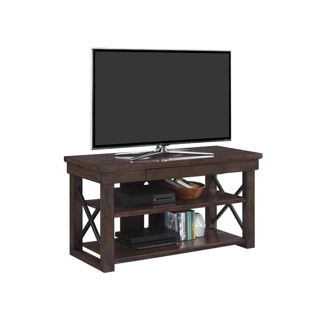 Wildwood Rustic 50" TV Stand in Espresso by Dorel - Price Crash Furniture