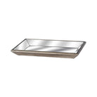 Astor Distressed Mirrored Tray With Wooden Detailing - Price Crash Furniture