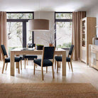 Cestino 1 Door 2 Drawer Cabinet In Jackson Hickory Oak And Rattan Effect - Price Crash Furniture