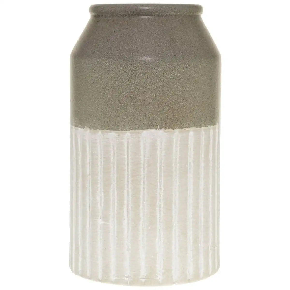 Mason Collection Grey Ceramic Olpe Vase - Price Crash Furniture