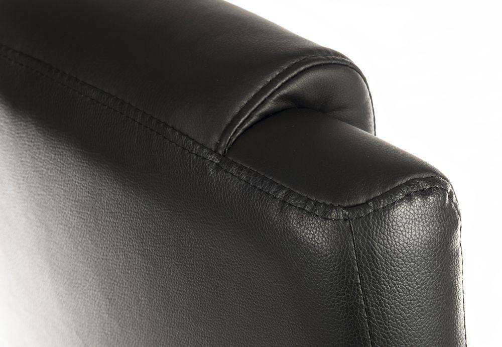Teknik Leader Executive Office Chair in Black Leather - Price Crash Furniture