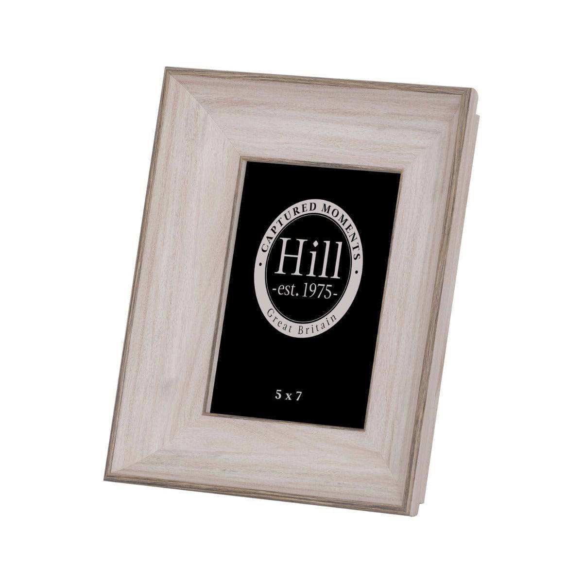 White Washed Wood Photo Frame 5X7 - Price Crash Furniture