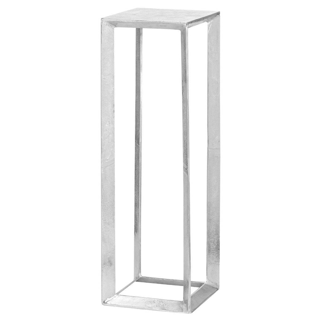 Farrah Collection Large Silver Plant Stand - Price Crash Furniture