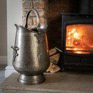 Antique Pewter Coal Bucket - Price Crash Furniture