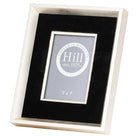 Antiqued Pewter Deep Framed Black Velvet 5X7 Photo Frame - Price Crash Furniture