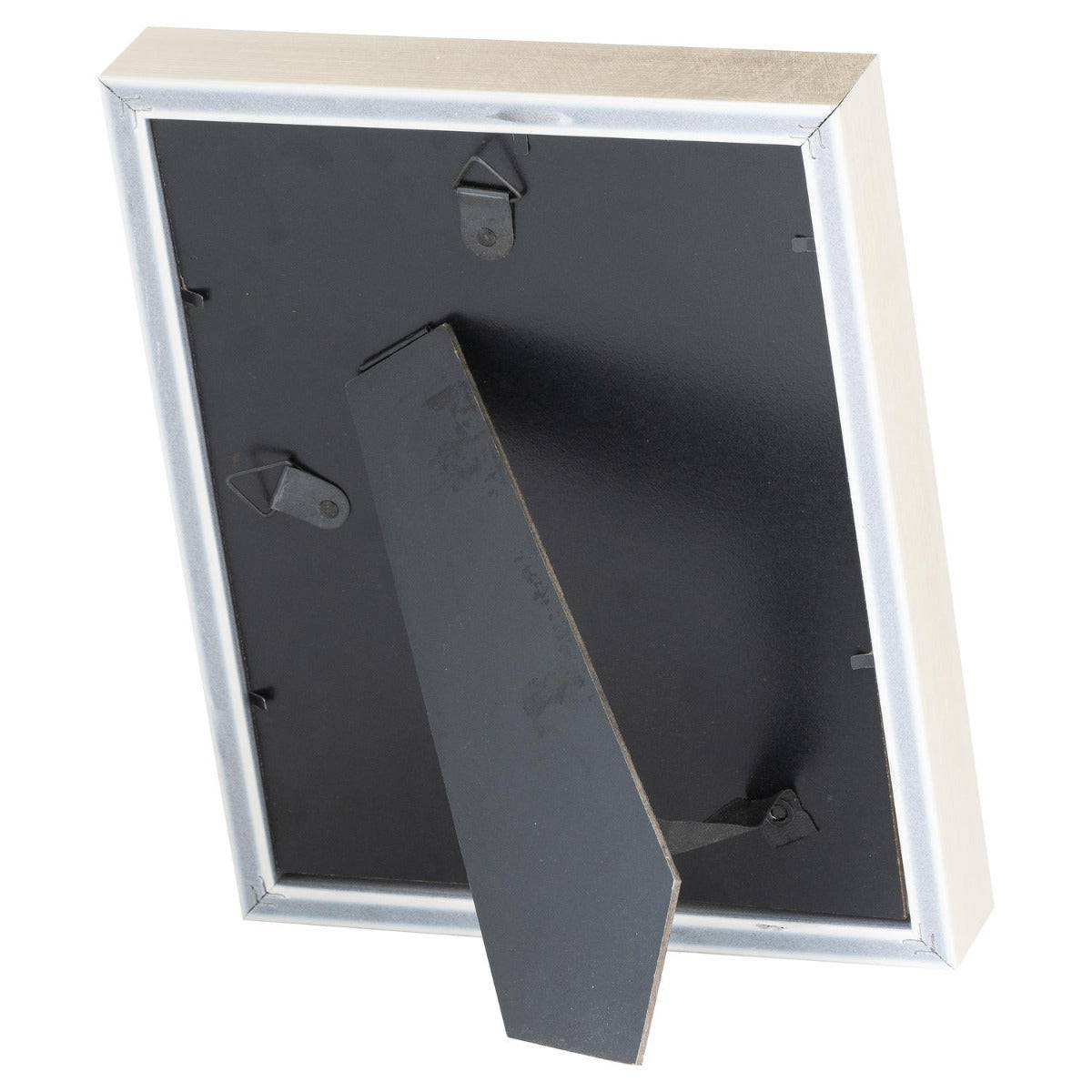 Antiqued Pewter Deep Framed Black Velvet 5X7 Photo Frame - Price Crash Furniture