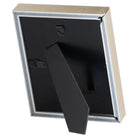 Antiqued Pewter Deep Framed White Velvet 4X6 Photo Frame - Price Crash Furniture