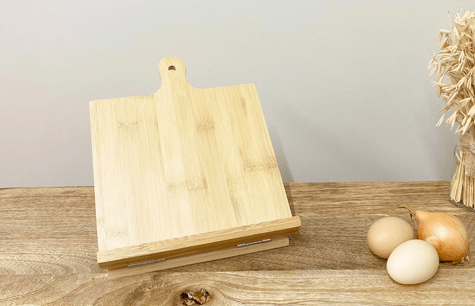Bamboo Wood Recipe Book Holder - Price Crash Furniture