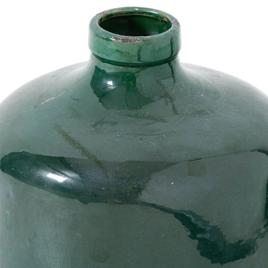 Garda Emerald Glazed Chive Vase - Price Crash Furniture