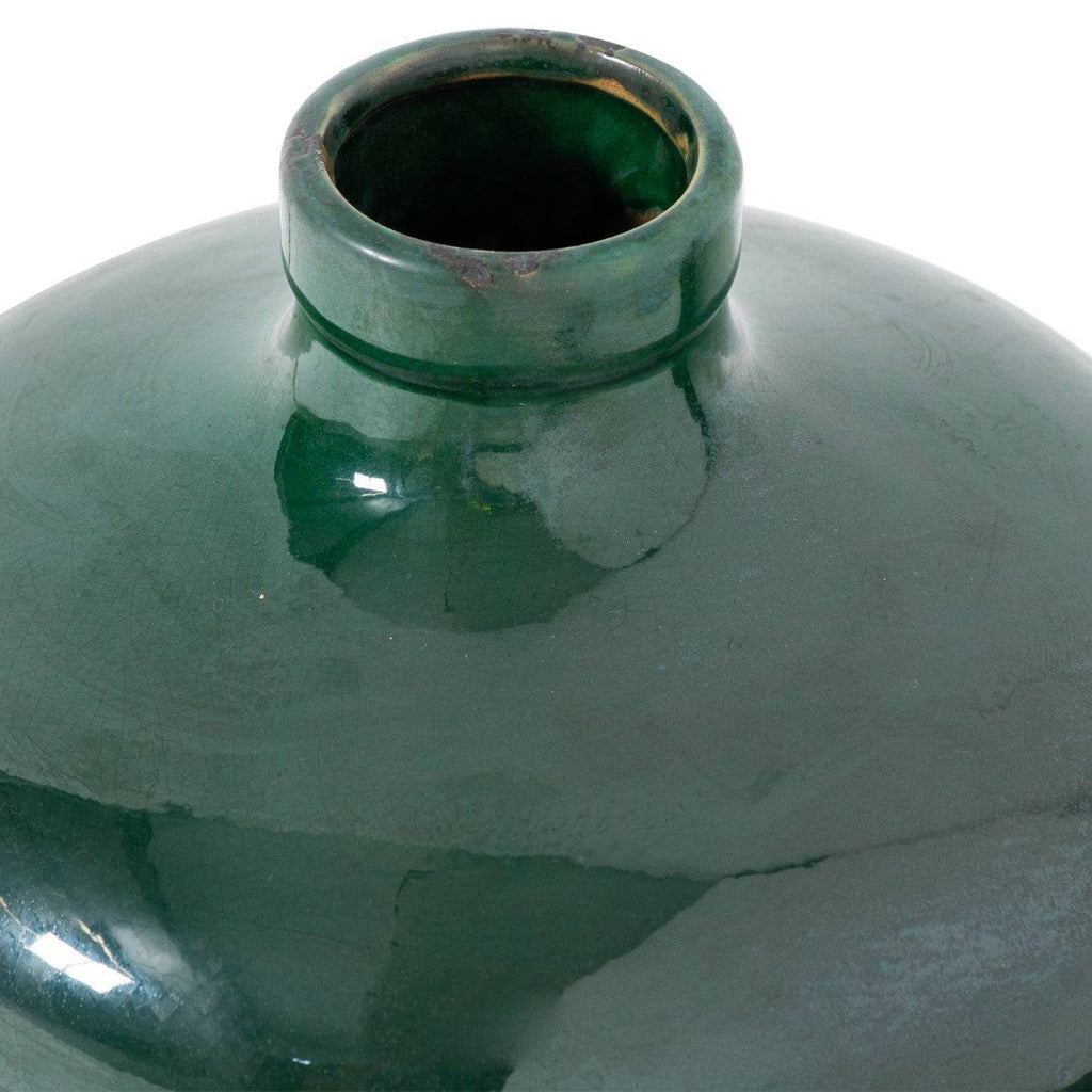 Garda Emerald Glazed Eve Vase - Price Crash Furniture