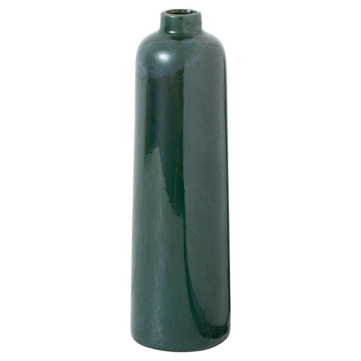 Garda Emerald Glazed Raine Vase - Price Crash Furniture