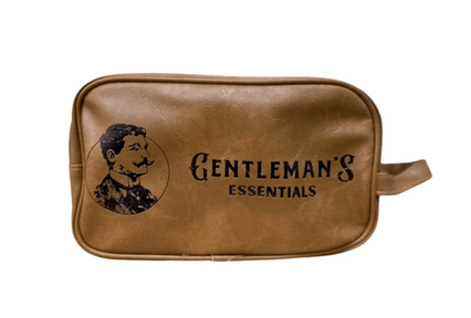 Gentlemans Toiletry Bag with Carrying Loop - Price Crash Furniture