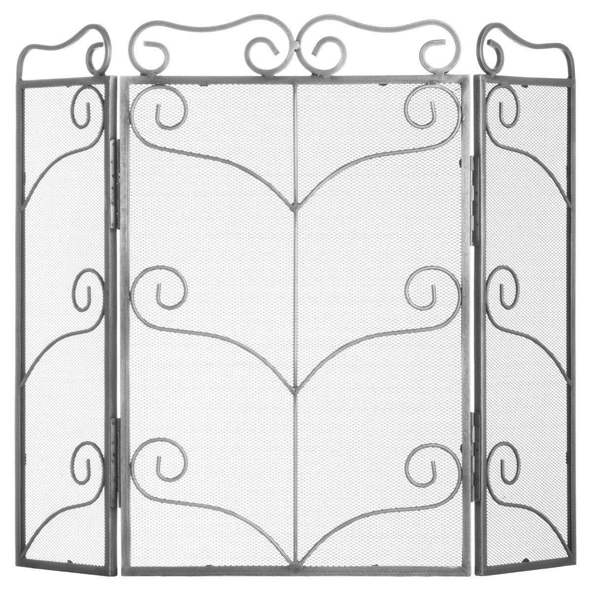 Heavy Large Antique Silver Fire Screen - Price Crash Furniture