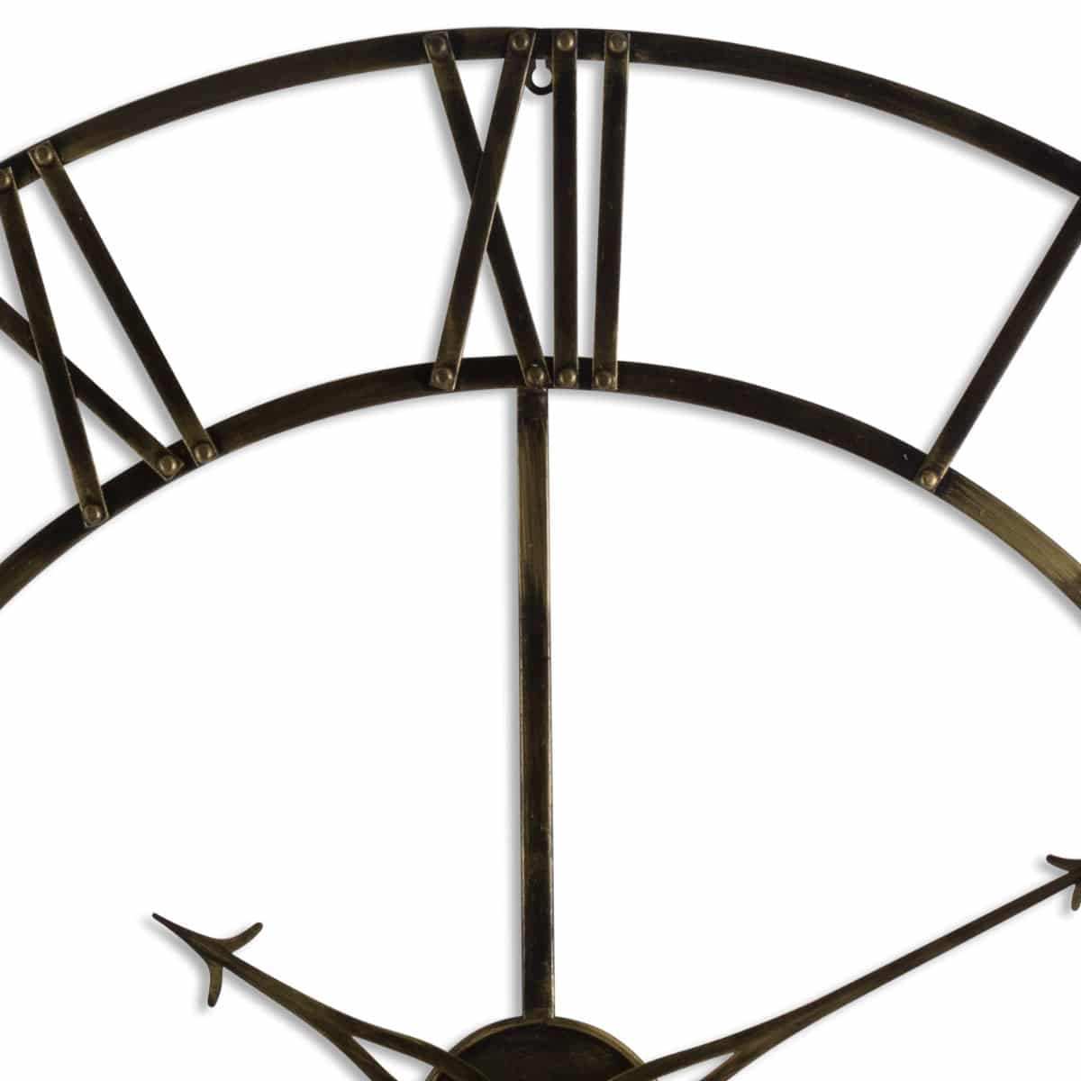 Large Antique Brass Large Skeleton Clock - Price Crash Furniture