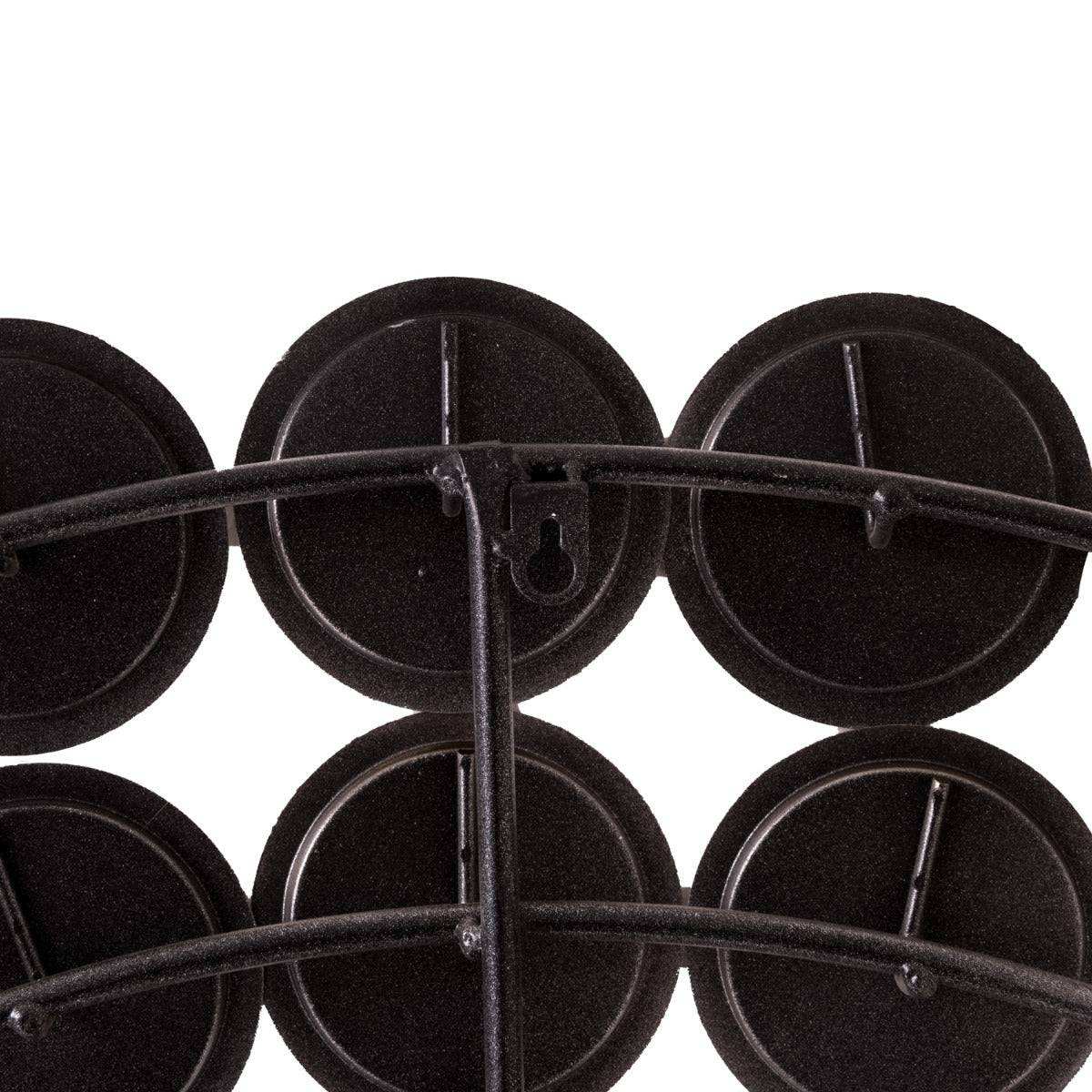 Large Round Convex Antiqued Silver Multi Mirror - Price Crash Furniture