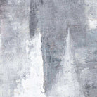 Hand Painted Black And White Layered Abstract Painting - Price Crash Furniture