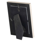 Silver Edged Navy Velvet 4X6 Photo Frame - Price Crash Furniture