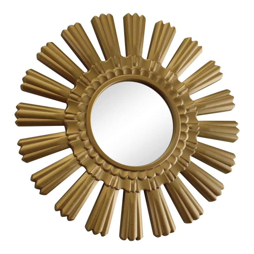 Small Gold Sunburst Mirror 30cm - Price Crash Furniture