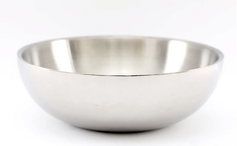 Stainless Steel Shallow Double Walled Bowl 30cm - Price Crash Furniture