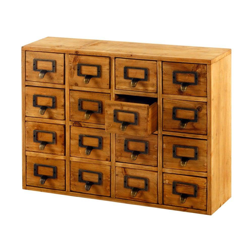 Storage Drawers (16 drawers) 35 x 15 x 46.5cm - Price Crash Furniture