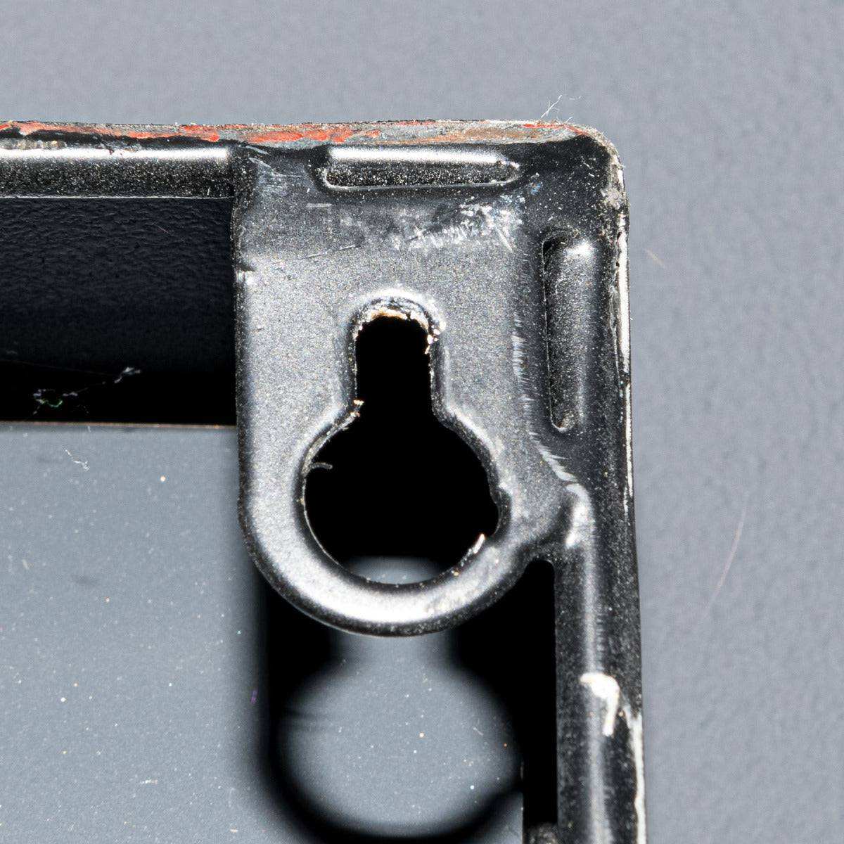 Tall Black Metal Window Mirror - Price Crash Furniture