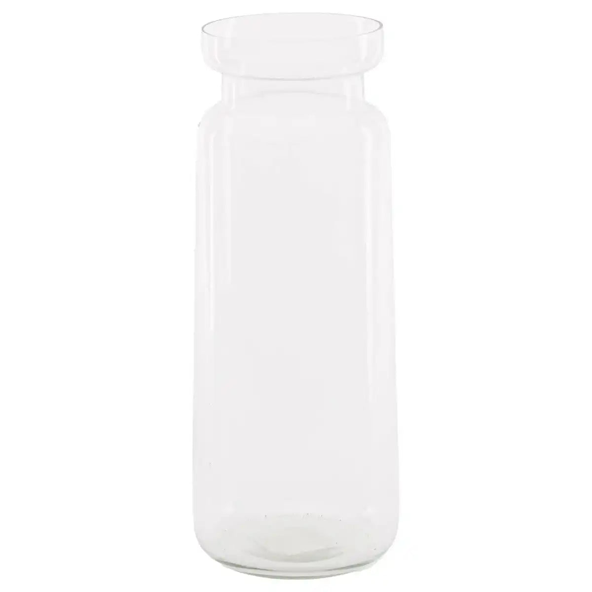 Tall Bulbous Narrow Neck Glass Vase - Price Crash Furniture