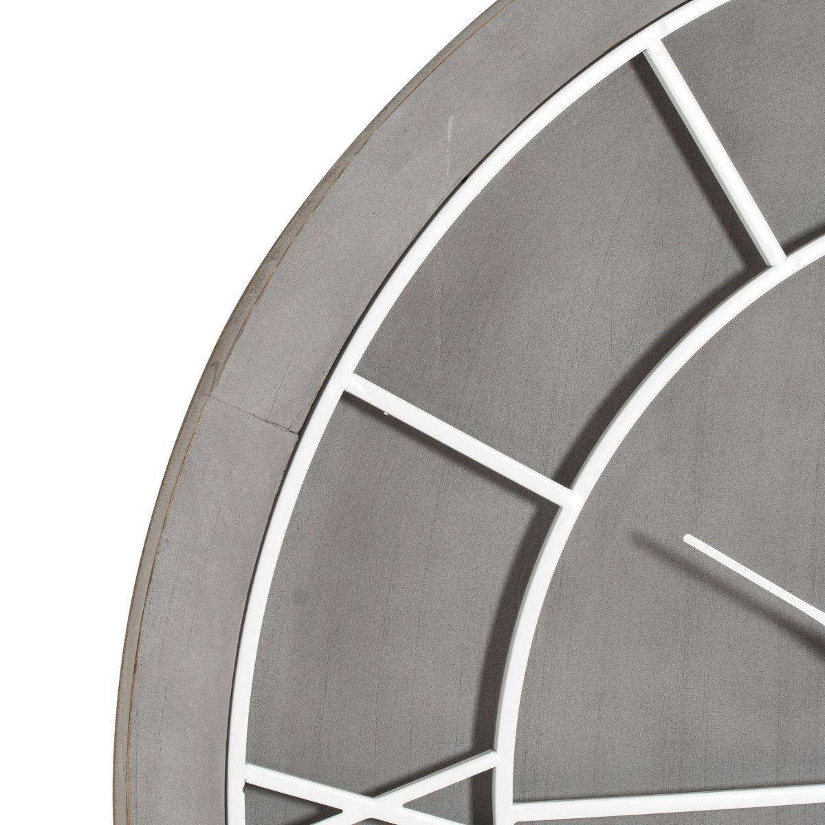 Williston Grey Square Wall Clock - Price Crash Furniture