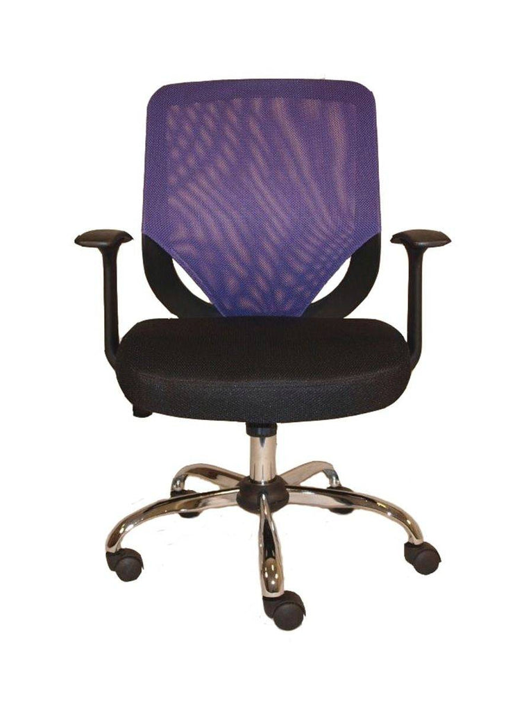 Alphason Atlanta Purple Mesh Office Chair - Price Crash Furniture