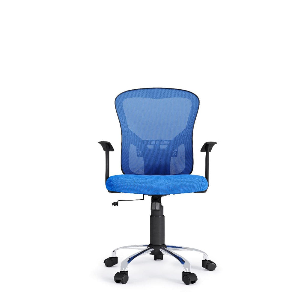 Alphason Tampa Mesh Back Office Chair in Blue - Price Crash Furniture