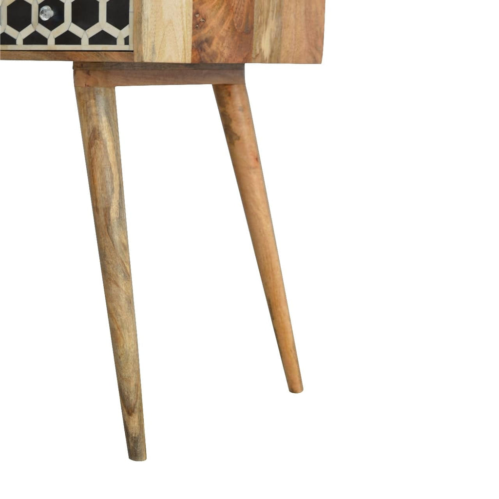 ArtHaus Collection Bone Inlay 1 Drawer 1 Shelf Writing Desk - Price Crash Furniture