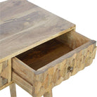 ArtHaus Collection Pineapple Carved 2 Drawer Writing Desk - Price Crash Furniture