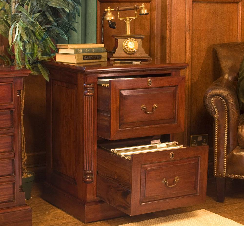 Baumhaus La Roque Two Drawer Filing Cabinet - IMR07A - Price Crash Furniture