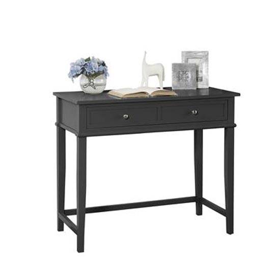 Franklin Computer Laptop and Writing Desk in Black by Dorel - Price Crash Furniture
