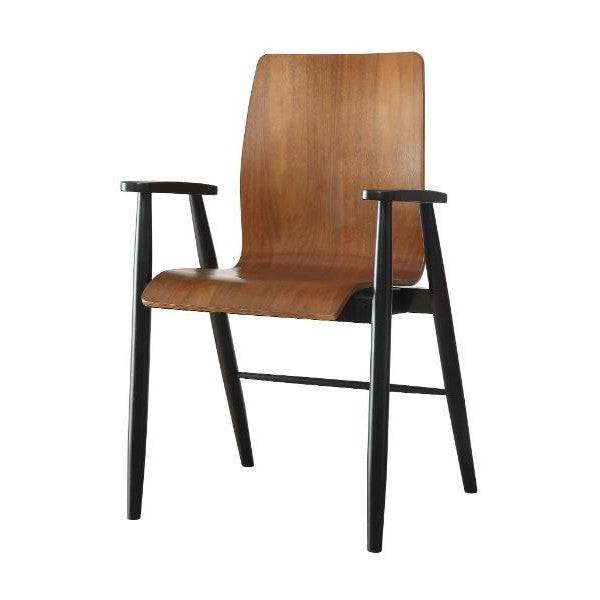 Jual Furnishings PC612 Walnut Retro Vintage Design Office Chair - Price Crash Furniture